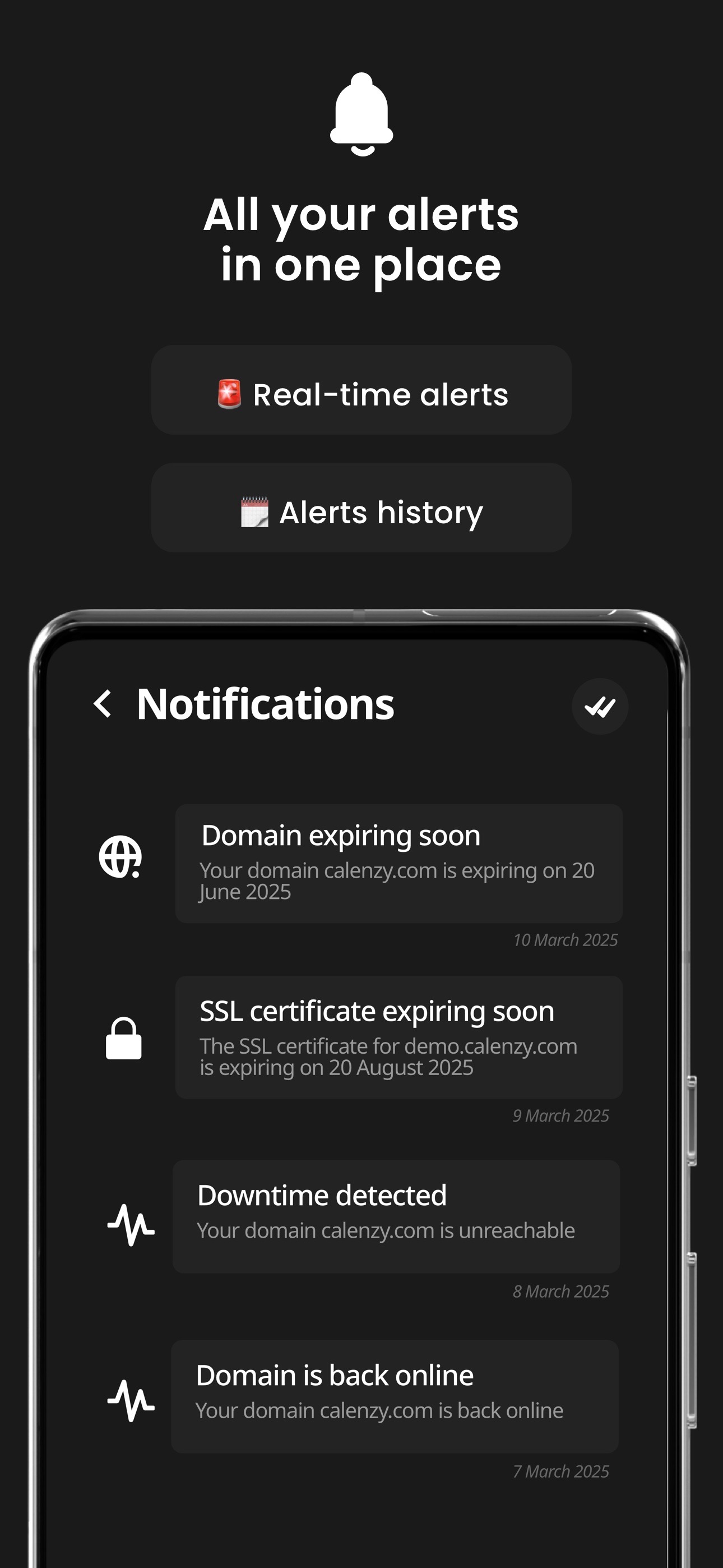 Uptime App 警報設定 - 網站穩定性監控
